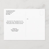 Coastal Family Beach vacation Custom Holiday Photo シーズンポストカード (裏面)