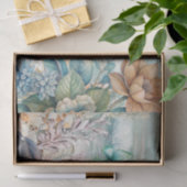 Coastal Floral Seagulls & Seashells Decoupage  薄葉紙 (ギフト)