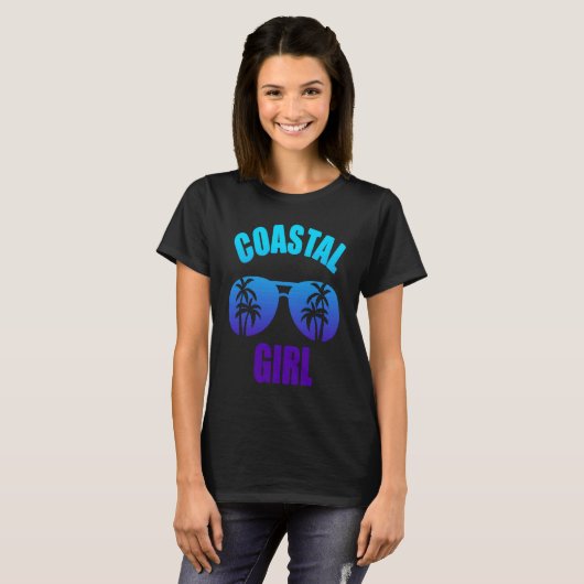Coastal Girl Summer Vacation Tシャツ (正面フル)