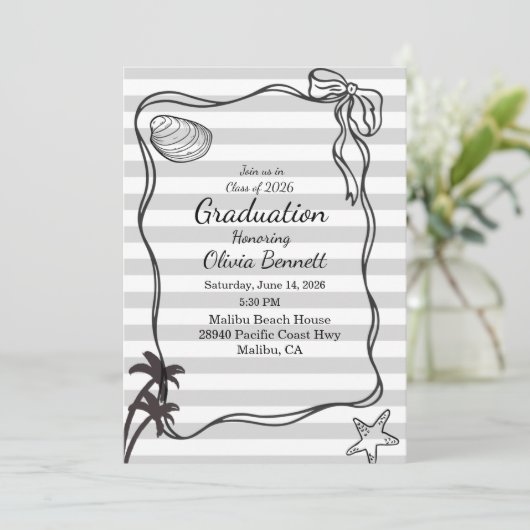 Coastal Graduation  招待状 (スタンド正面)