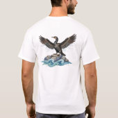 Coastal Guardian Cormorant Tシャツ (裏面)
