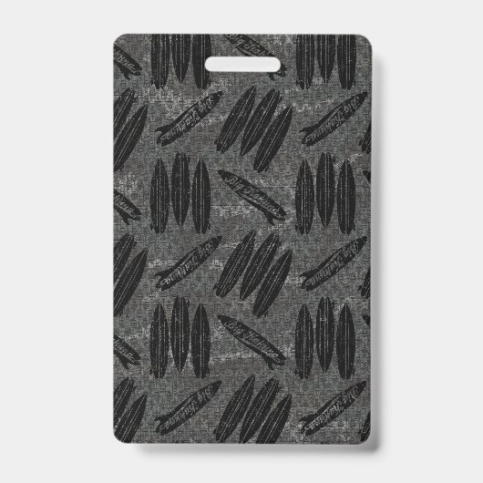 Coastal Home Decor Beach House Fabric Modern バッジ (正面)