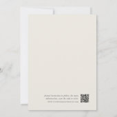 Coastal Ivory Bamboo Lattice Photo セーブザデート (裏面)