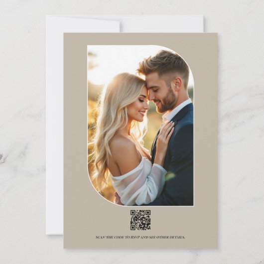 Coastal Juniper, Tidal Foam & Deep Reef Blue 招待状 (裏面)