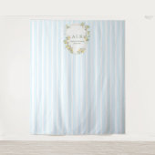 Coastal Lemon Wedding Backdrop Photo Booth タペストリー (正面)