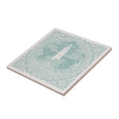 Coastal Life Series Lighthouse Teal D1208 タイル (側面)