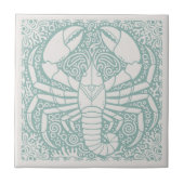 Coastal Life Series Seahorse Lobster D1208 タイル (正面)