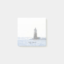 Coastal Lighthouse & Atlantic Ocean Nautical Theme ポストイット