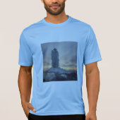 Coastal lighthouse covered with ice tシャツ (正面)