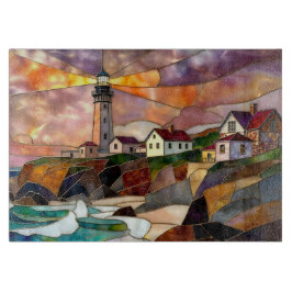 Coastal Lighthouse Cutting Board Beach Decor カッティングボード