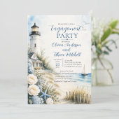 Coastal Lighthouse Engagement Party 招待状 (スタンド正面)