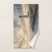 Coastal Lighthouse Sunset 3-Piece Bath Towel Set バスタオルセット (ハンドタオル)