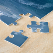 Coastal Lighthouse Sunset | Beach Ocean Painting ジグソーパズル (側面)