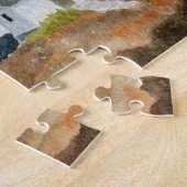 Coastal Lighthouse with Light Beam  ジグソーパズル (側面)