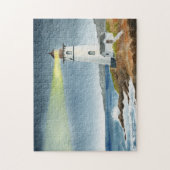 Coastal Lighthouse with Light Beam  ジグソーパズル (縦)