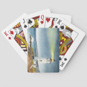 Coastal Lighthouse with Light Beam トランプ (裏面)