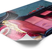 Coastal Luxury Gondola in Venice フォトプリント (角)