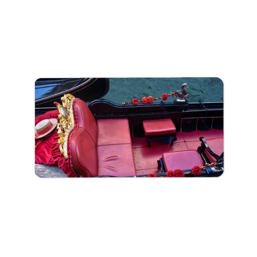 Coastal Luxury Gondola in Venice ラベル (正面)