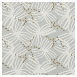 Coastal minimalist bohemian abstract - dusty blue ファブリック