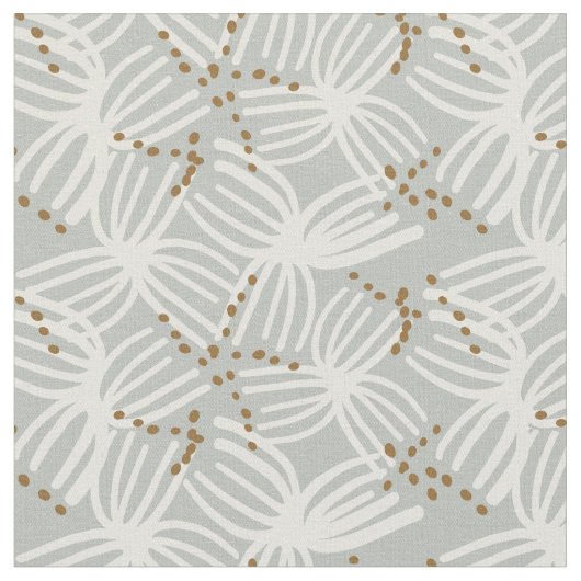 Coastal minimalist bohemian abstract - dusty blue ファブリック (クローズアップ)