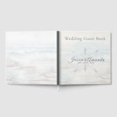 Coastal Minimalist Wedding ゲストブック (全面)