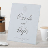 Coastal Nautical Bridal Shower Cards Gifts Sign 台座サイン (インサイチュ)
