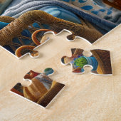 Coastal New England Summer Porch Seascape ジグソーパズル (側面)