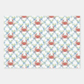 Coastal Noel | Watercolor Christmas ラッピングペーパーシート (正面)