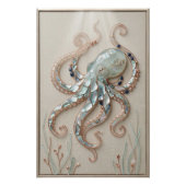 Coastal Octopus Wall Art ポスター (正面)