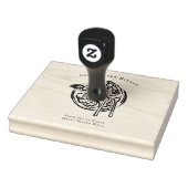 Coastal Oyster Illustration Rubber Stamp ラバースタンプ (スタンプ)