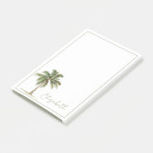 Coastal Palm Tree Personalized ポストイット (アングル)