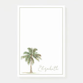 Coastal Palm Tree Personalized ポストイット (正面)