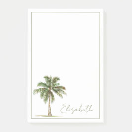 Coastal Palm Tree Personalized ポストイット