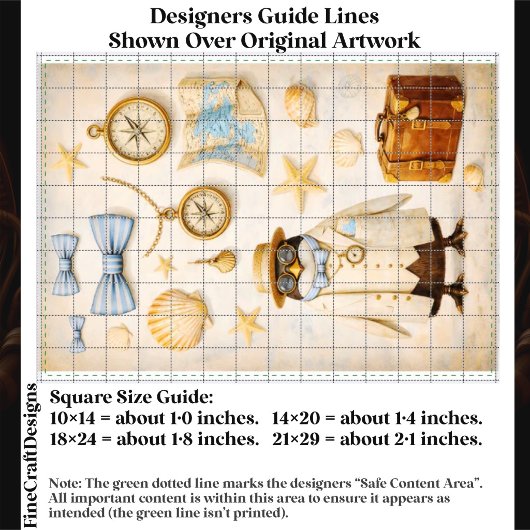 Coastal Penguin Mini Elements Set FG6 Decoupage 薄葉紙