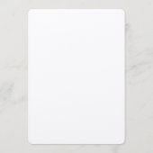 Coastal Rehearsal Dinner Wedding Menu Card メニュー (裏面)