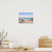 Coastal Sand Dunes Beach Poster - Pastel Sunset ポスター (キッチン)