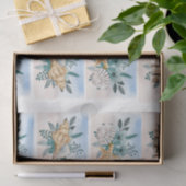 Coastal Sandpipers Flowers Shells Decoupage Paper 薄葉紙 (ギフト)