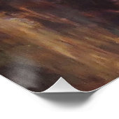 Coastal Scene with Weathered Wood. ポスター (コーナー)