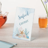 Coastal Seafood Corner Wedding Buffet  台座サイン (インサイチュ)