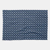 Coastal Seahorse Kitchen Towel キッチンタオル (横)