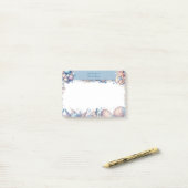 Coastal Seashell Beach ポストイット (デスク上)