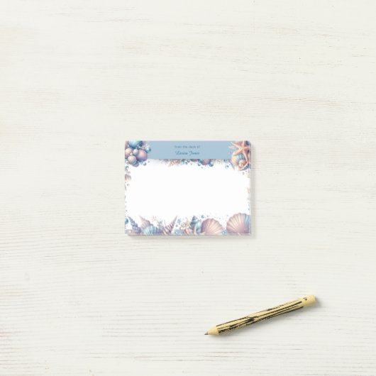 Coastal Seashell Beach  ポストイット (デスク上)