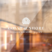 Coastal Seashell Brand Logo ウィンドウサイン (シート2)