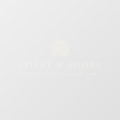 Coastal Seashell Brand Logo ウィンドウサイン (シート)