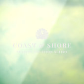 Coastal Seashell Brand Logo ウィンドウサイン (シート3)