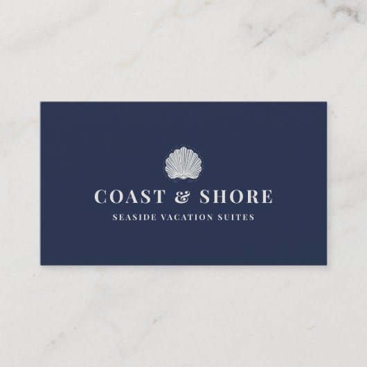 Coastal Seashell Brand Logo 名刺 (正面)