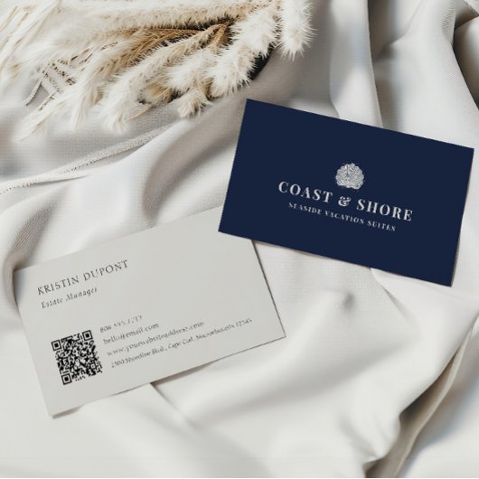 Coastal Seashell Brand Logo 名刺