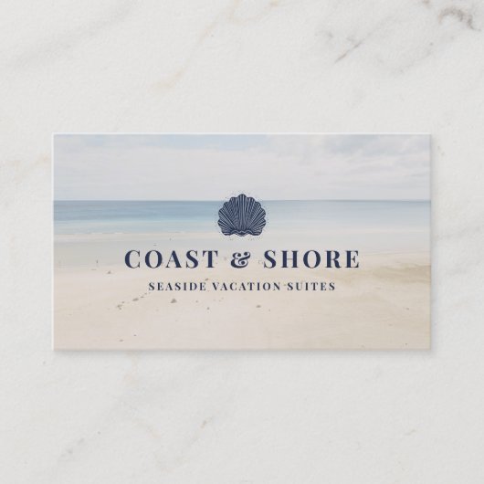Coastal Seashell Brand Logo 名刺 (正面)