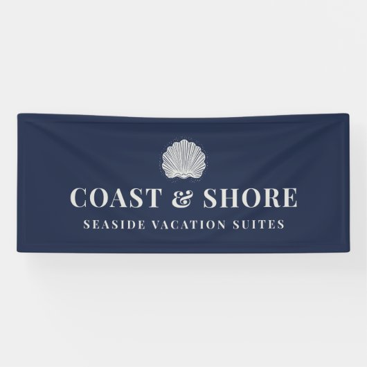 Coastal Seashell Brand Logo 横断幕 (横)