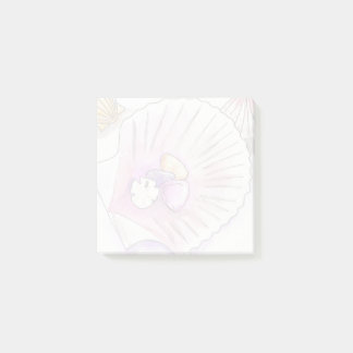 Coastal Seashell Collection Nautical Sticy Notes ポストイット